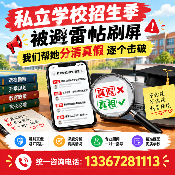 烟台小红书舆情合规处置：私立学校招生季被避雷帖刷屏，我们帮她分清真假逐个击破